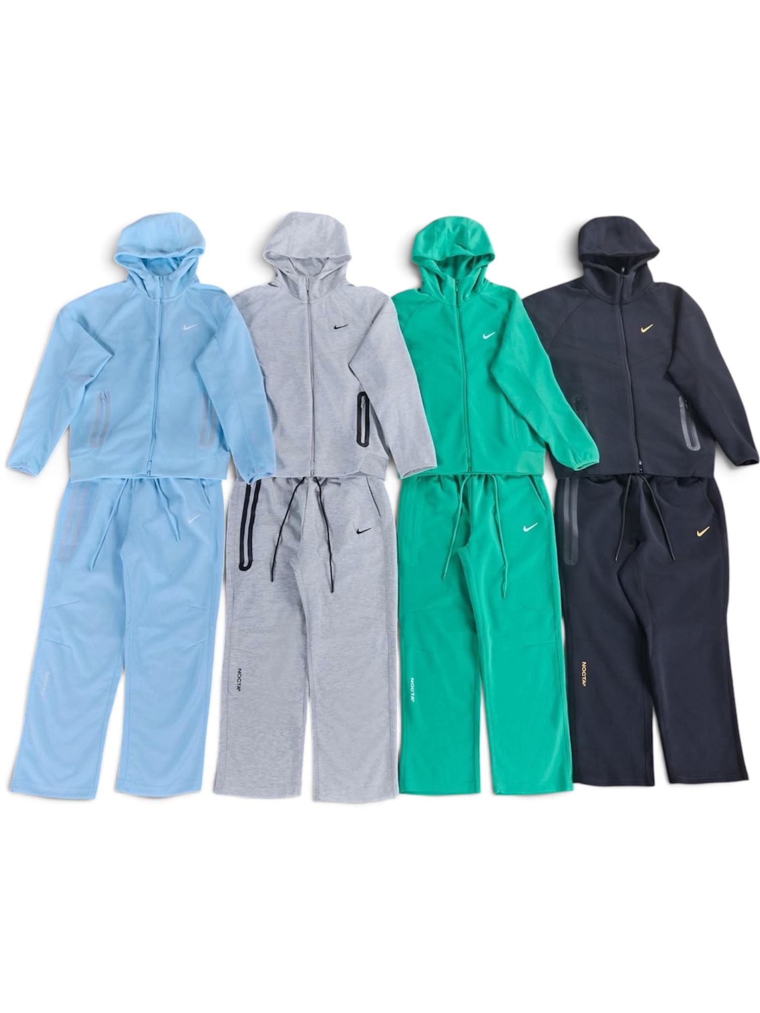 Nike Nocta tracksuits in assorted colors